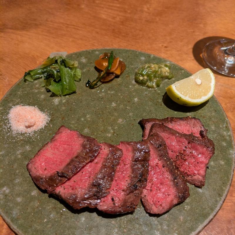 牛ハラミの炉端焼き(つるりつるり蕎麦と炉端)