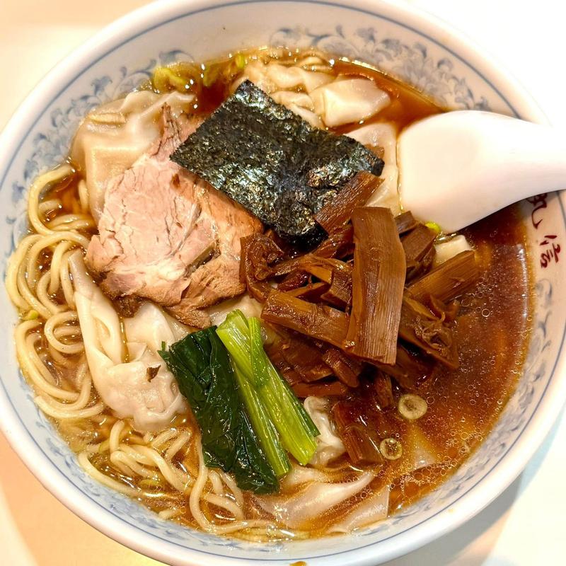 ワンタン麺 メンマ(丸信)