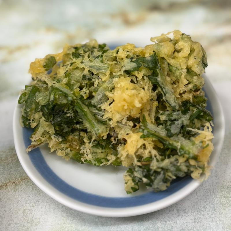 春菊かき揚げ(立喰いそば 遠野屋)