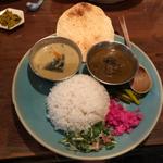 重ね煮カレー2種盛り(Curry&Spice 青い鳥)