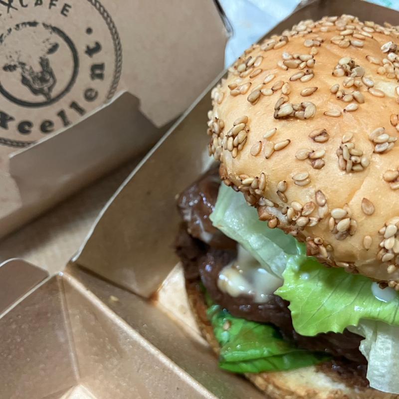 ハラミバーガー(Grill Cafe Excellent)