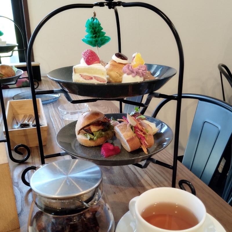 クリスマス アフタヌーンティーセット(FÉPÂ CAFÉ & PÂTISSERIE)