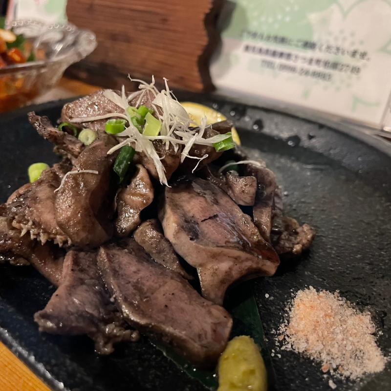 豚タン炙り(炙り家 泰炭)