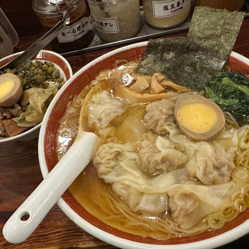 ランチ雲呑麺ご飯セット(広州市場 大塚店)