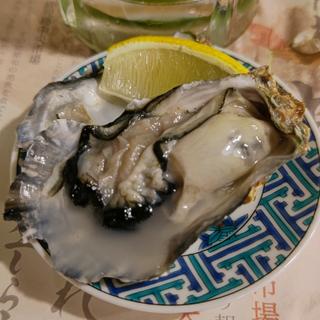 殻つき真牡蠣(魚と酒はなたれ 野毛本店)