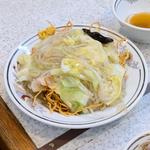 硬い焼きそば(珍々亭)