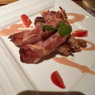 海老とベーコンの巻き焼き(翔乃家 （しょうのや）)