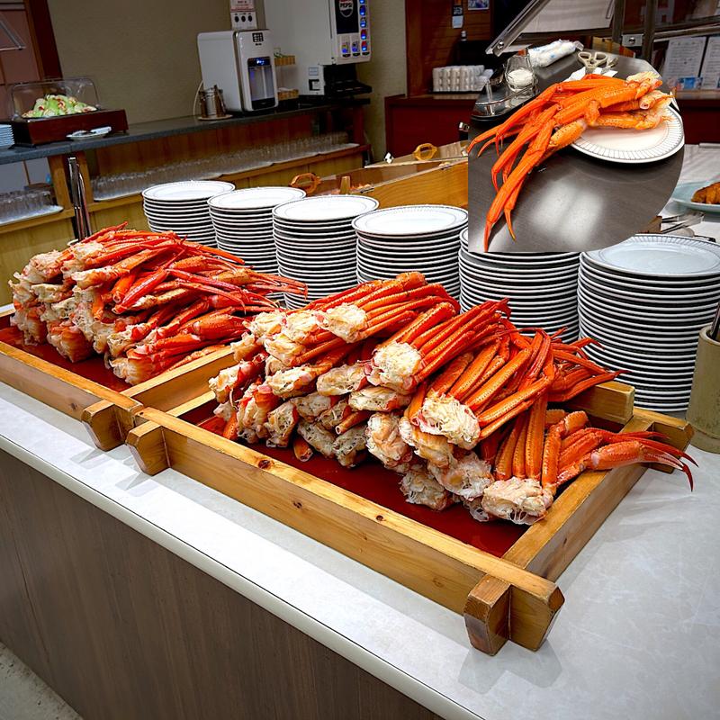 カニ食べ放題(春日居びゅーほてる )