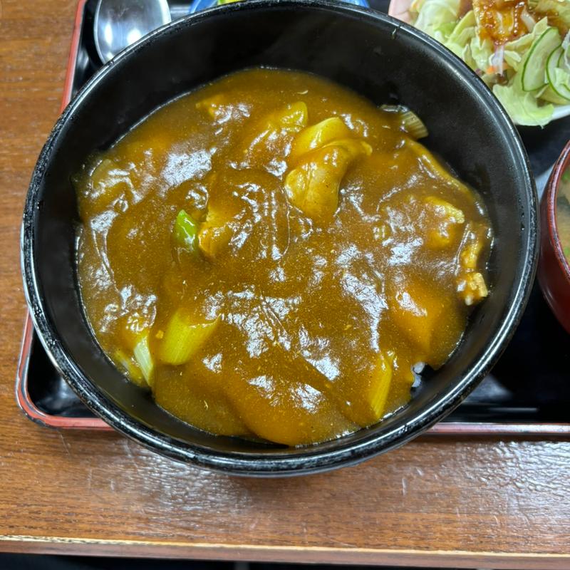 カレー丼(そば処 大むら)