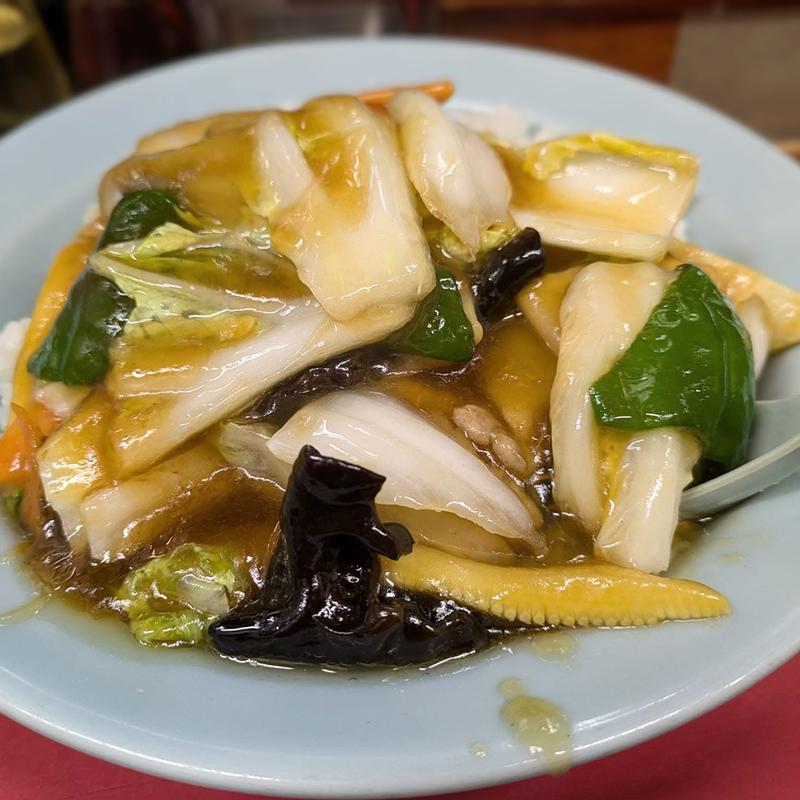 中華丼 ご飯大盛り(ラーメン 菜苑)