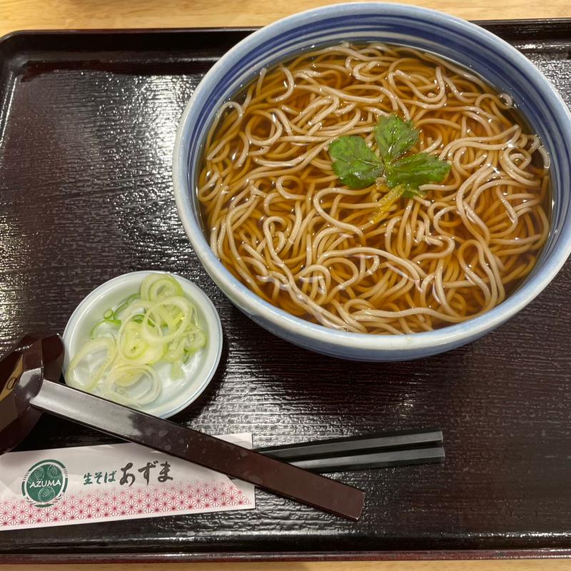 かけ蕎麦(生そば あずま つきみ野店)
