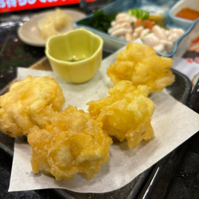 本白子天ぷら(独楽寿司 永山店 )