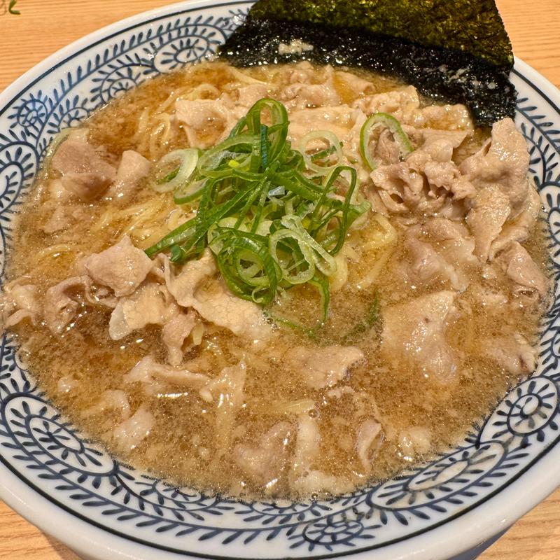 熟成醤油肉そば柚胡椒おろしなし(丸源ラーメン 住之江店)