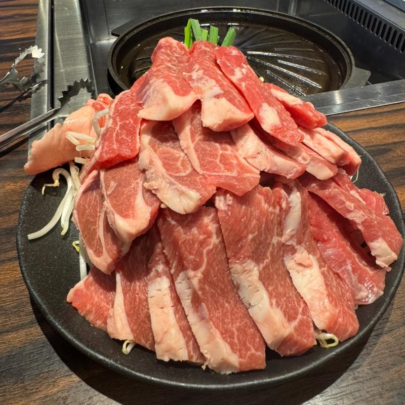 ジンギスカン定食250g(ジンギスカン霧島)