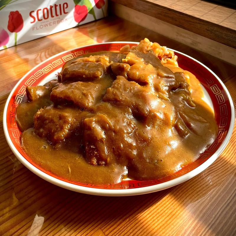 半カツカレー(菊水軒)