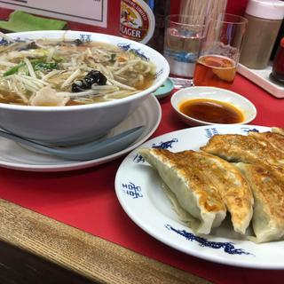 生馬麺 餃子