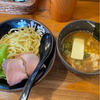 味噌バターとき卵つけ麺　限定(ラーメン大山家 （おおやまや）)