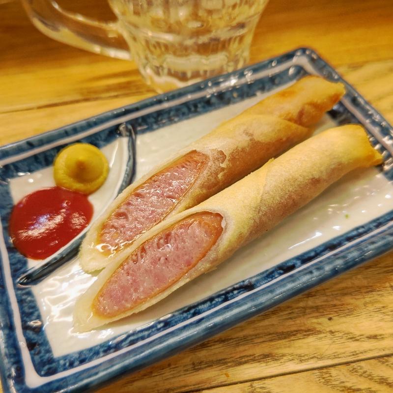 ロングソーセージ春巻(太陽ホエール 野毛本店)
