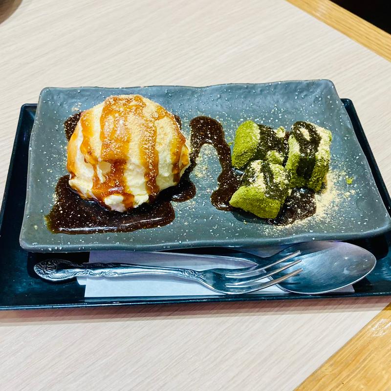 黒蜜きなこアイス(すし松 エキア プレミエ 和光市駅店)