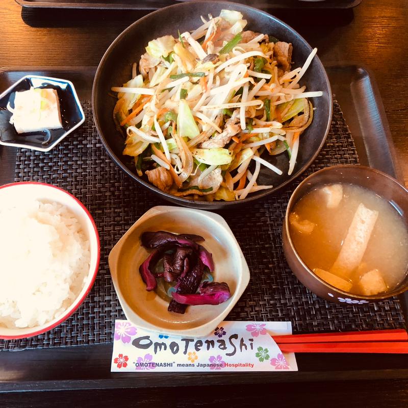 野菜炒め定食(マルカワ食堂 )