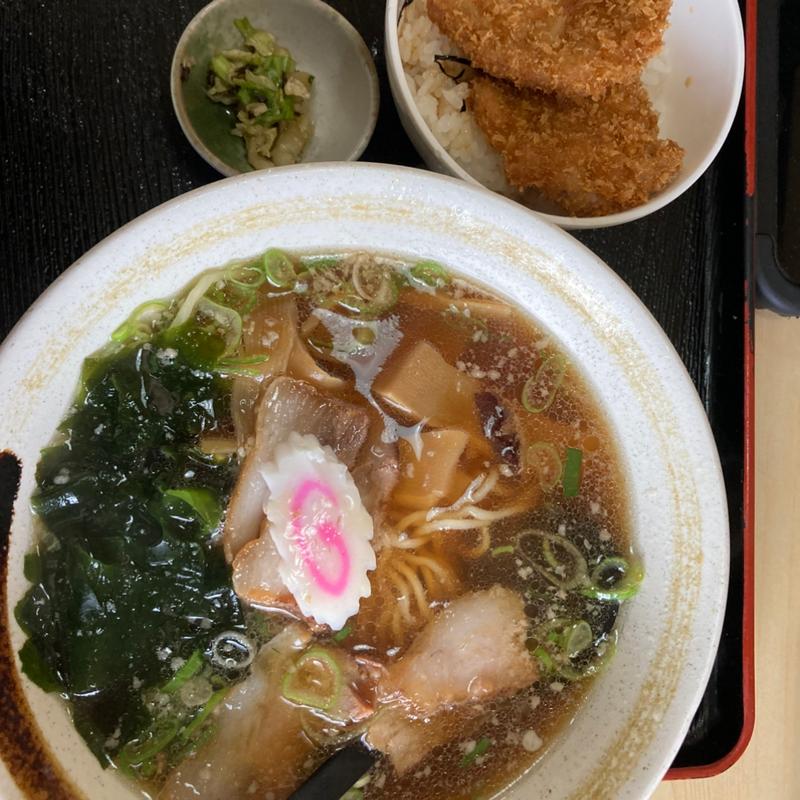 ミニタレカツ丼セット(ひゃくてん)