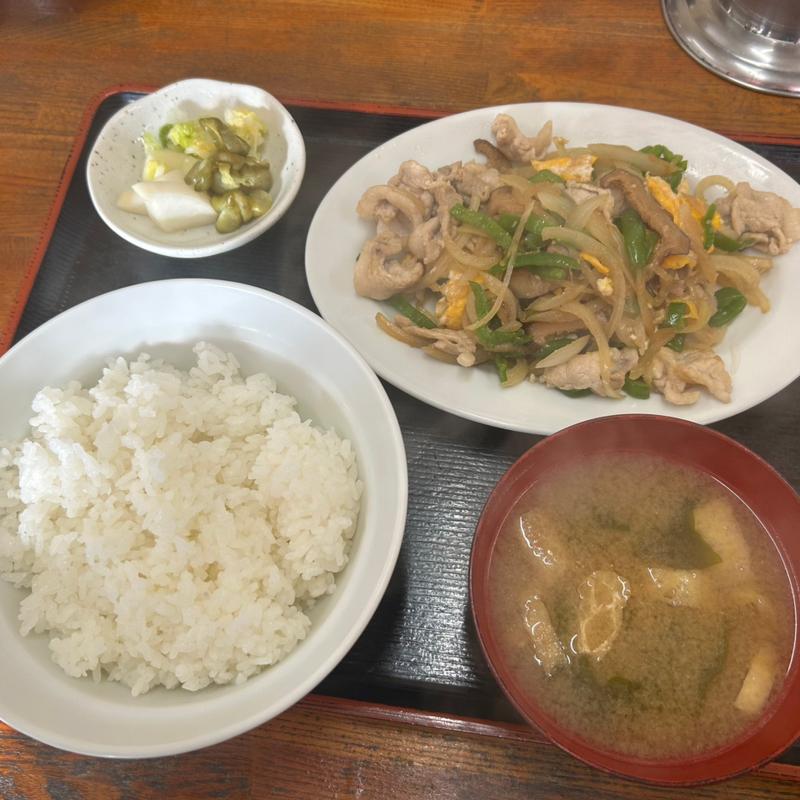 ニラタマ定食(三光園)