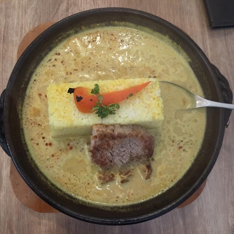 豚肩ロースステーキカレー　ハーフ(Rスリランカ東京)