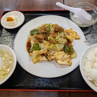 回鍋肉定食(中華料理 万里)