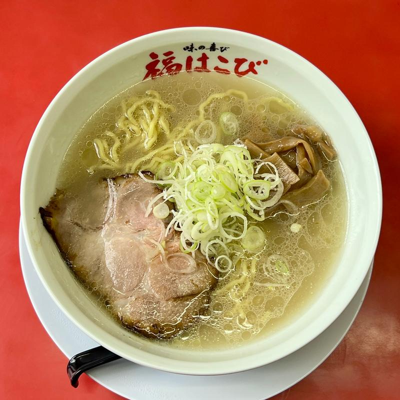 塩ラーメン(味の喜び 福はこび 姪浜本店)
