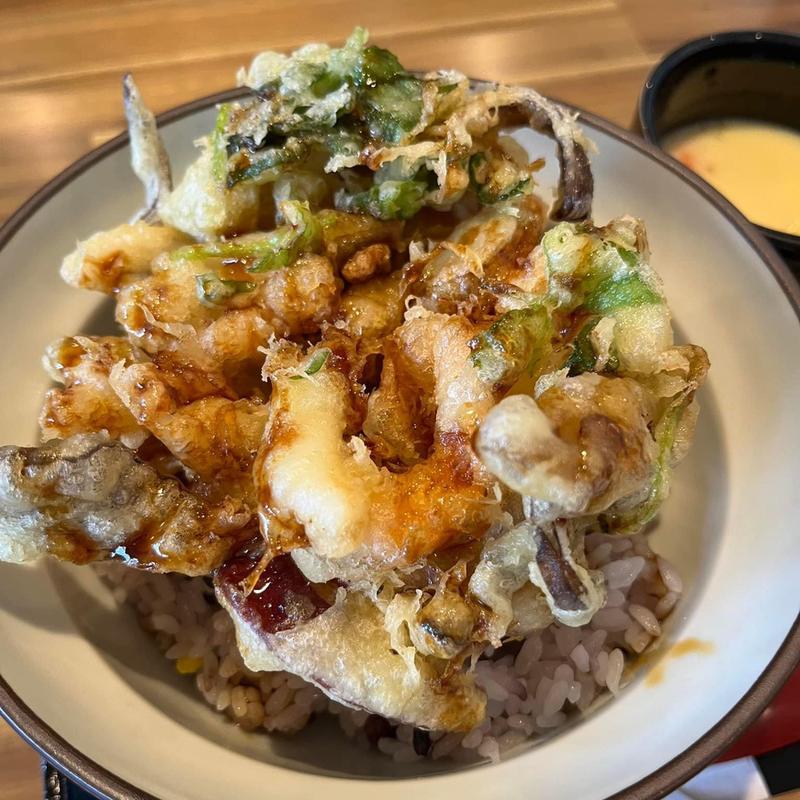 海鮮かき揚げ丼(HIRUMASA)