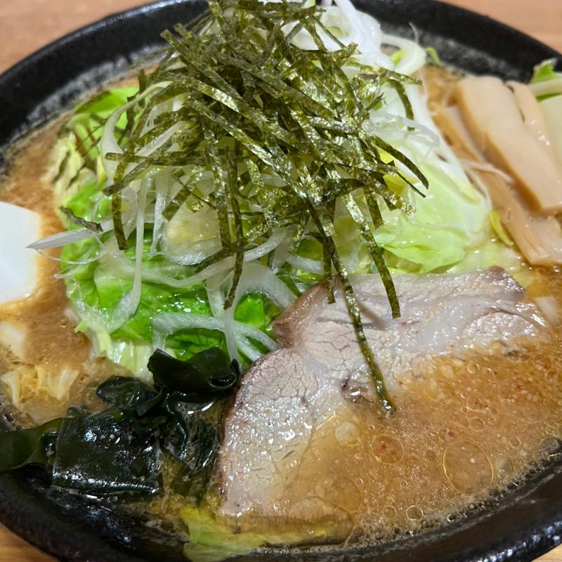 辛子みそらーめん　野菜トッピング(つけめん いのうえ )