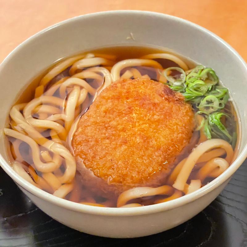 コロッケうどん(札幌あいの里温泉 なごみ )