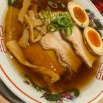 京山醤油中華そば：玉子入り(京紫 灯花繚乱 四谷本店)