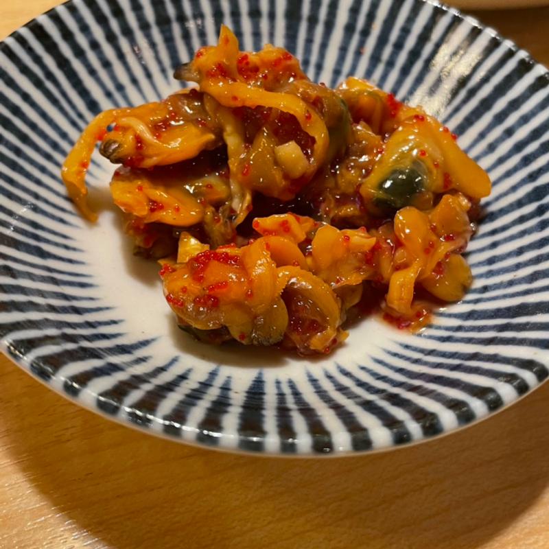 トビウオの魚卵とあさりの漬け(朋 )