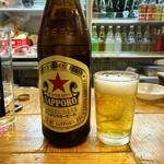サッポロ赤星ラガー(大衆酒場 チャン栓チャン)