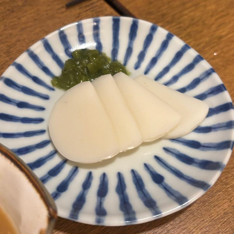 板わさ(立呑み　晩杯屋　新橋SL広場店)