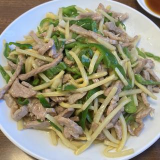 青椒肉絲定食(朱華飯店 小田原店 （シュウカハンテン）)