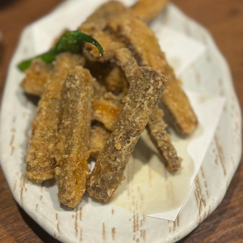 ごぼう唐揚げ(酒席まつした)