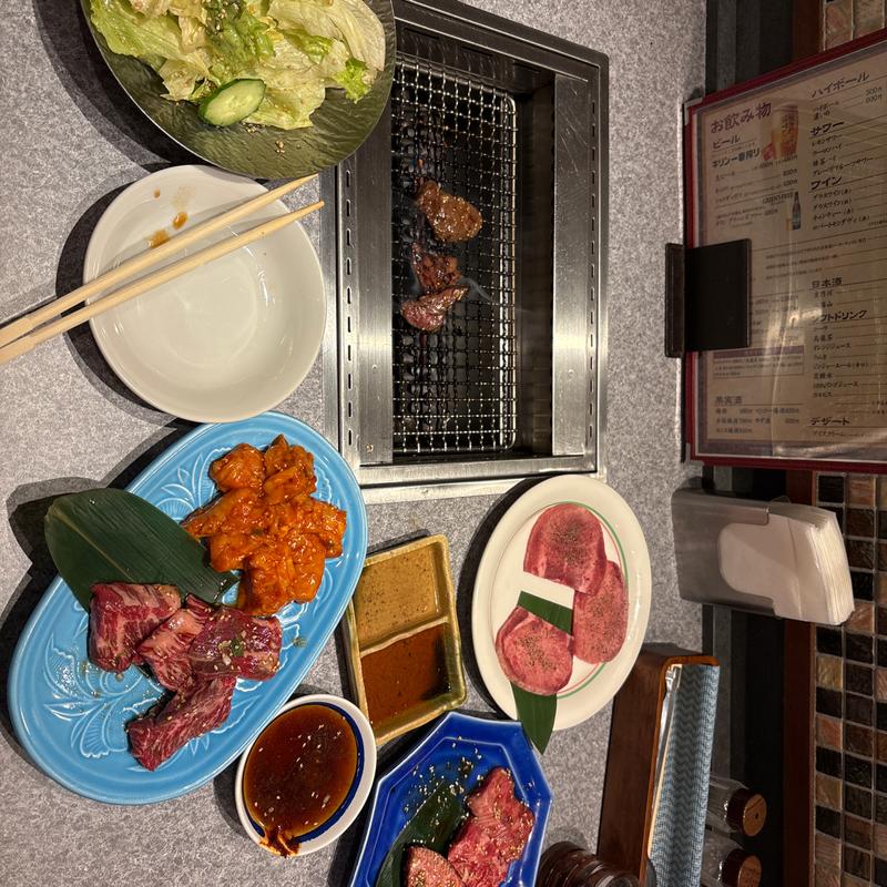 上タン塩　上ハラミ(焼肉三味亭 北町店)