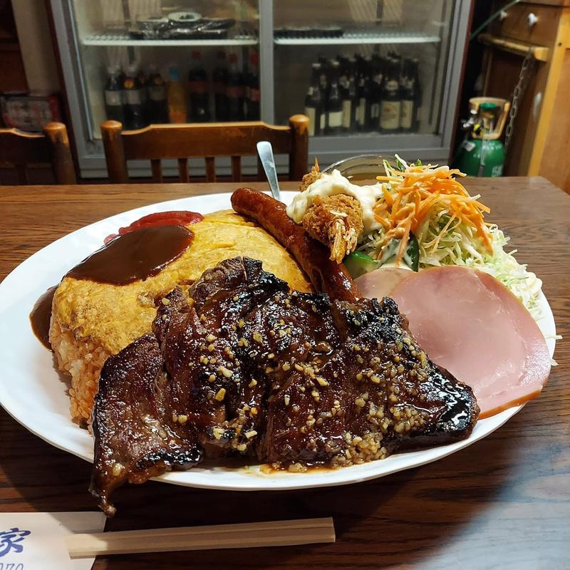 オムライス 中(松の家)