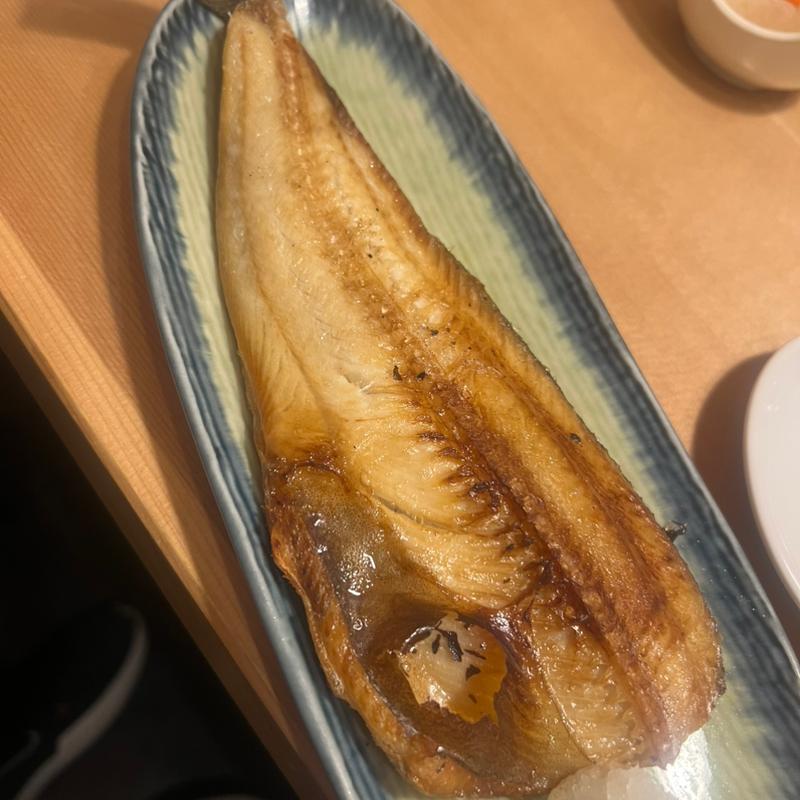 ホッケの塩焼き(や台ずし白子駅前町)