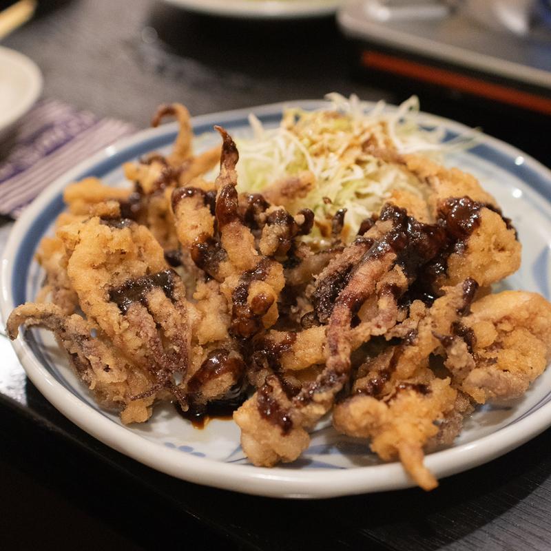 げそ唐揚げ(力士料理 大亀山 （りきしりょうり だいきやま）)