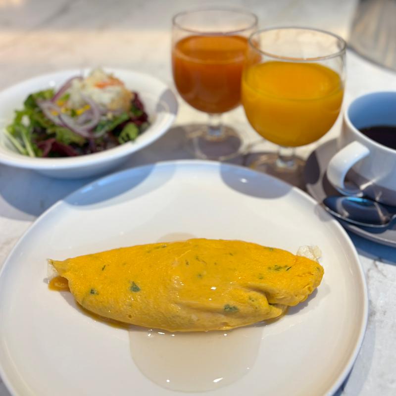 雲仙しまばら鶏の和風おむれつ(HARBELLA)