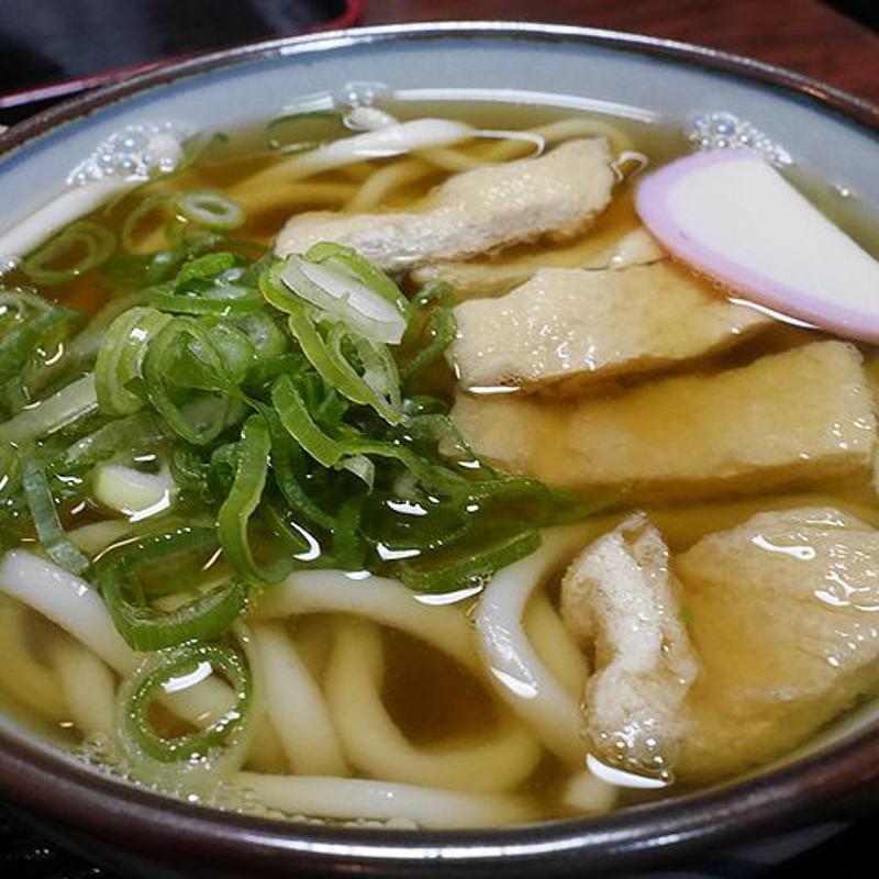 きつねうどん(自家製麵うどん・そば 招楽)