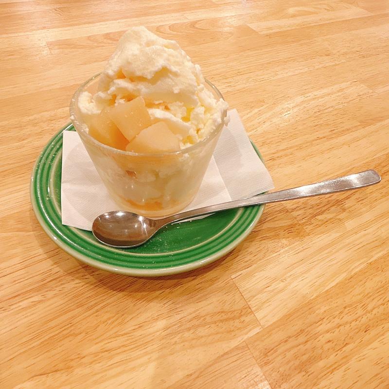 食べる牛乳ピーチ(つくも食堂(TSUKUMO食堂) 豊田t-FACE店)