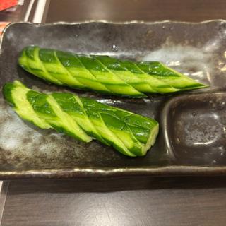 きゅうり一本漬(元祖やきとり家美濃路 岡崎店)