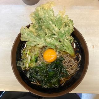 春菊天玉そば(立ち食いそば うどん よつば)