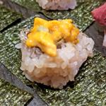 塩雲丹&とろろ昆布(鮨・酒・肴 杉玉 大船)