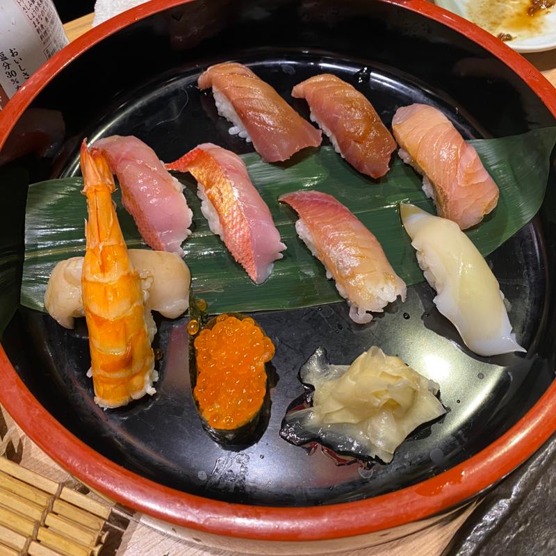 握り寿司(上野イカセンター)