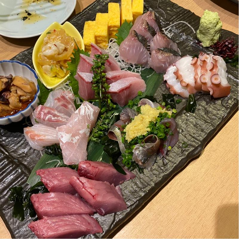 地魚刺身盛合せ(上野イカセンター)